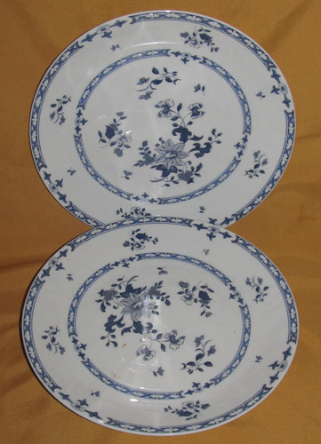 Assiettes plates porcelaine - 2,