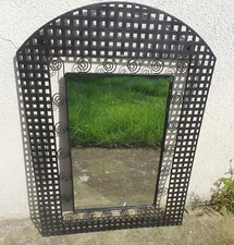 MIROIR  en fer FORGE