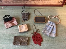 lot de 7 petites bourses