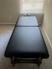 Master Massage 30" Newport Portable Cable Release Massage Table - Black