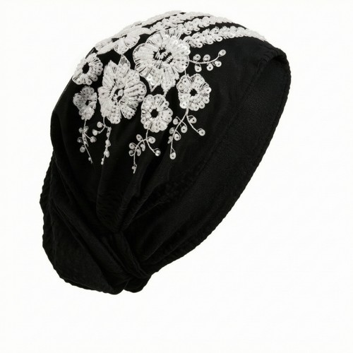 Bonnet avec broderie dentelle - avec,