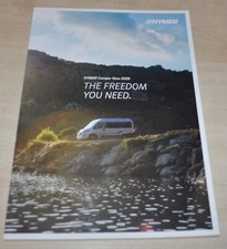 Hymer 2020 Camper Vans MB Sprinter FIAT Ducato Motor Homes Brochure Prospekt