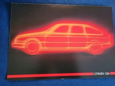 catalogue depliant citroen GSA 1986