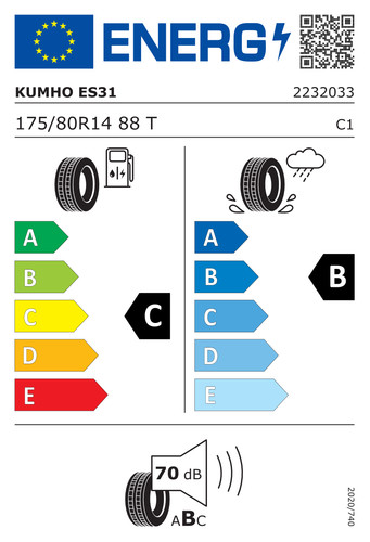 Kumho ecowing es31 175 r14 - kumho,