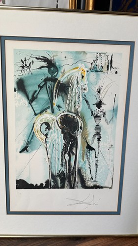 Salvador dali lithographie - salvador,