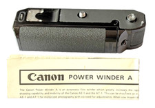 CANON POWER WINDER A  avec housse et mode d'emploi - Canon A1, AE-1, AT- 1
