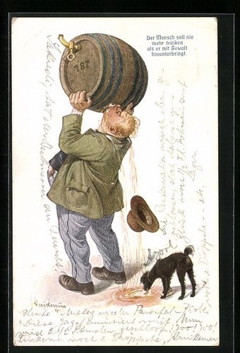 Carte postale artiste - carte, d'artiste