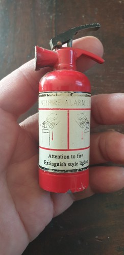 Vintage metal fire alarm - metal,