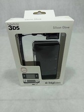 Housse de protection en silicone avec dragonne et étoffe Noir Neuf Nintendo 3DS
