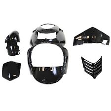 Fairing Kit TNT 5 pieces, black for Aprilia Sonic LC AC 50 ccm