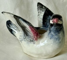 PIGEON PLANTER IN DOLPHIN SLING MASSIER VALLAURIS