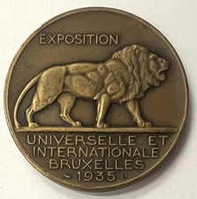 Médaille Exposition Bruxelles 1935 Congo REF82415