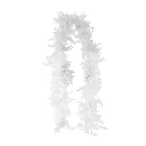 Boa plumes blanches m - blanches, 2