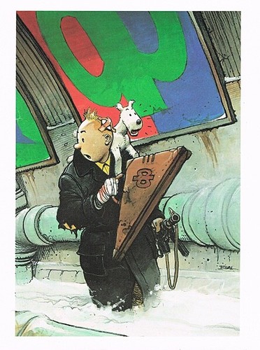 Enki bilal hommage hergé - enki,
