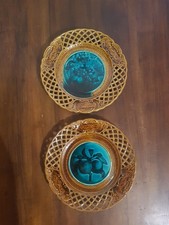 Lot de 2 assiettes ajourées