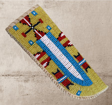 Housse de couteau indigène en