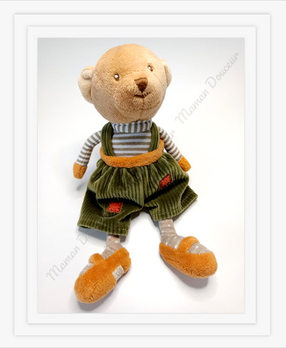 Peluche doudou ours beige - peluche/doudou,