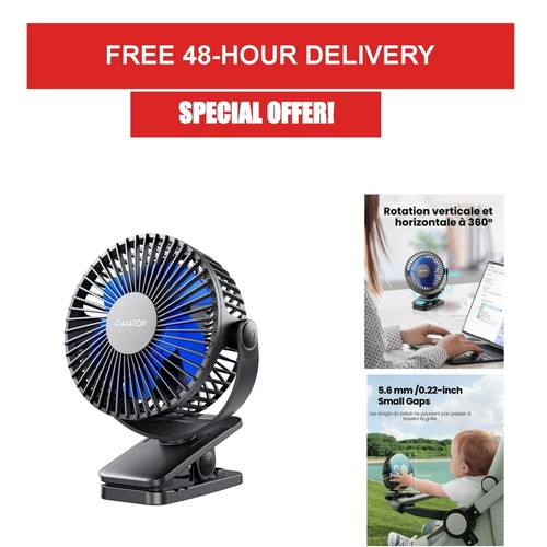 Mini ventilateur pince - ventilateur,