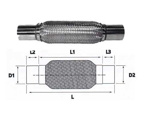 Tuyau flexible acier - tuyau,