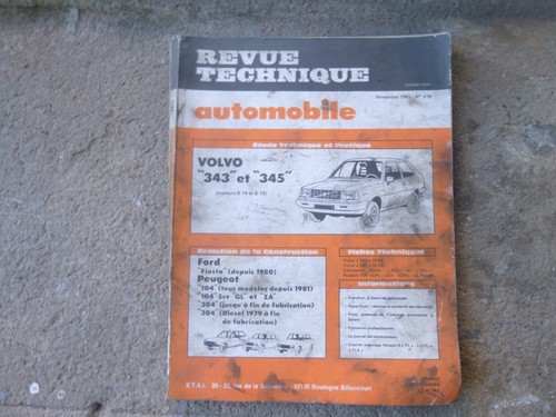 Rta volvo 343 345 - volvo, et