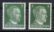 Allemagne 1941 MNH 784 I Adolf Hitler, avec Kinnbart avec une barbe de chèvre...