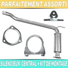 Pot d’échappement central pour VW T4 IV 1.9 TDI 2.4 D 2.5 TDI Fourgon Châssis