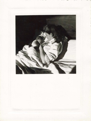 Old photograph 1947 - photograph, mom