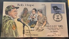 2008 Collin’s Hand Painted Charles &  Ray Eames La Chaise 4333h BOB HOPE USO 