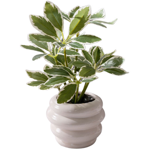 Plantes vertes pvc - vertes, fleurs