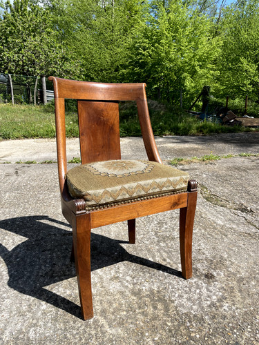 Chaise empire bois - chaise,