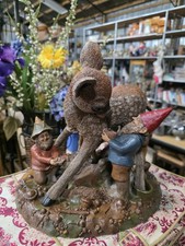 SPRING CLEANING Baby Deer Gnome by Cairn Studios SIGNED by Tom Clark & Tim Wolfe