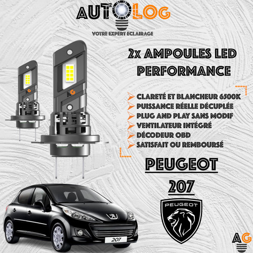 Kit ampoule led peugeot - peugeot, 207