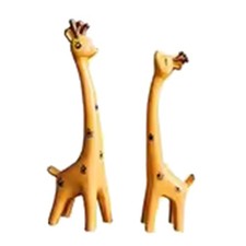 Statue de Girafe Statue de Girafe en Bois Décoration de Bureau Sculpture de9779