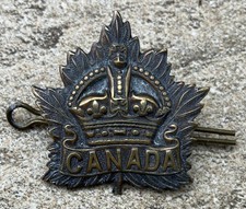 Cap Badge Canada WW1