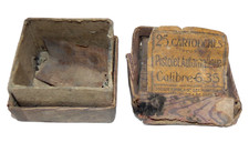 Small Empty Box for 25 Cartridges Automatic Pistol Caliber 6.35 French