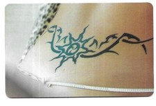 PHONE CARD - WOMAN GIRL GIRL GIRL GIRLY SEXY TATTOO PHONECARD