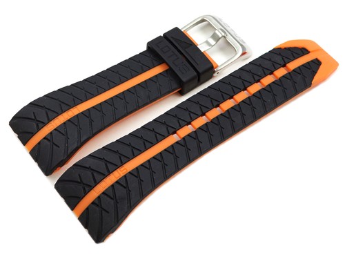 Bracelet caoutchouc lotus - caoutchouc, noir