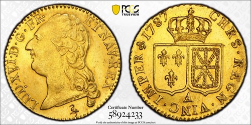 Louis xvi 1787 - xvi, d'or