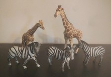 lot de 2 Girafes 3 Zèbres -3