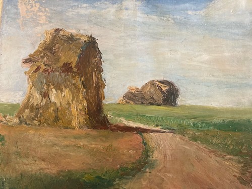 Peinture huile sur toile - sur,