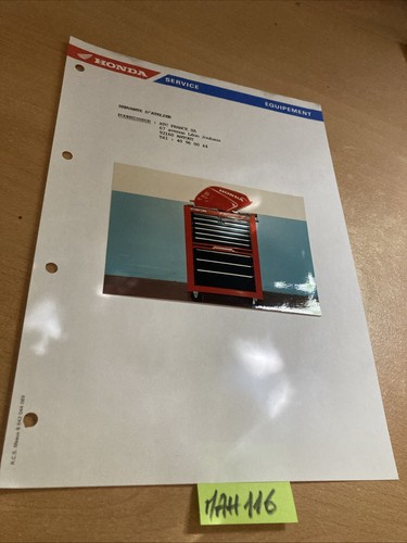 Honda service moto - , équipement