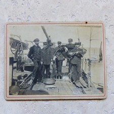 PHOTO GRANDE CDV , EQUIPAGE de