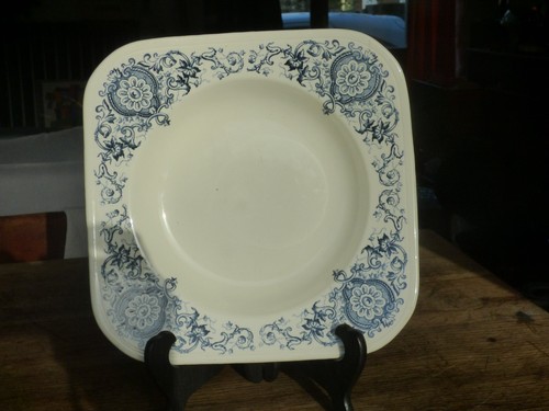 Assiettes carré longchamps - assiettes,