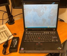 IBM Thinkpad T43 15'' Windows XP 32 bit Laptop Pent M Radeon X300 1400x1050