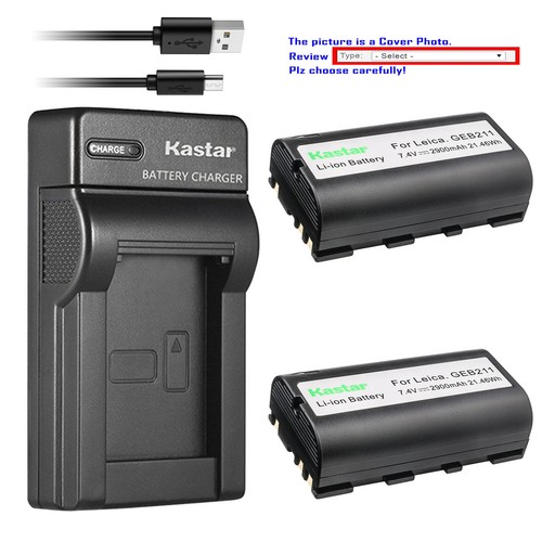 Kastar battery slim charger - battery,