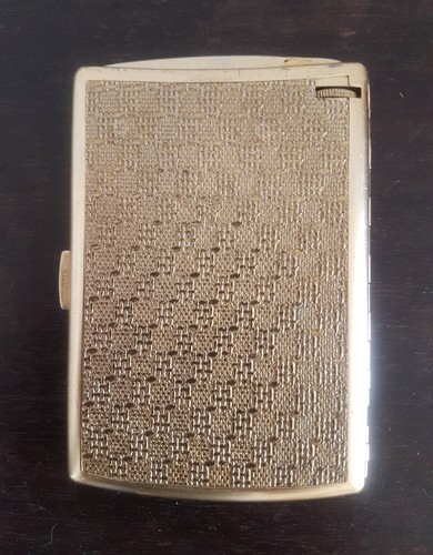 Etui doré cigarettes - etui,