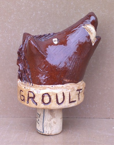 Bouchon bouteille terre - bouteille, cuite