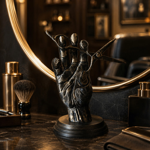 Statue main pour coiffeur - statue,