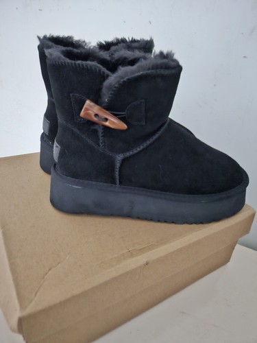 Bottine ugg noire montante - bottine,