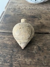 Toupie ancienne bois - en,